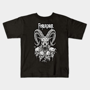 Devil Goat  Foreigner Kids T-Shirt